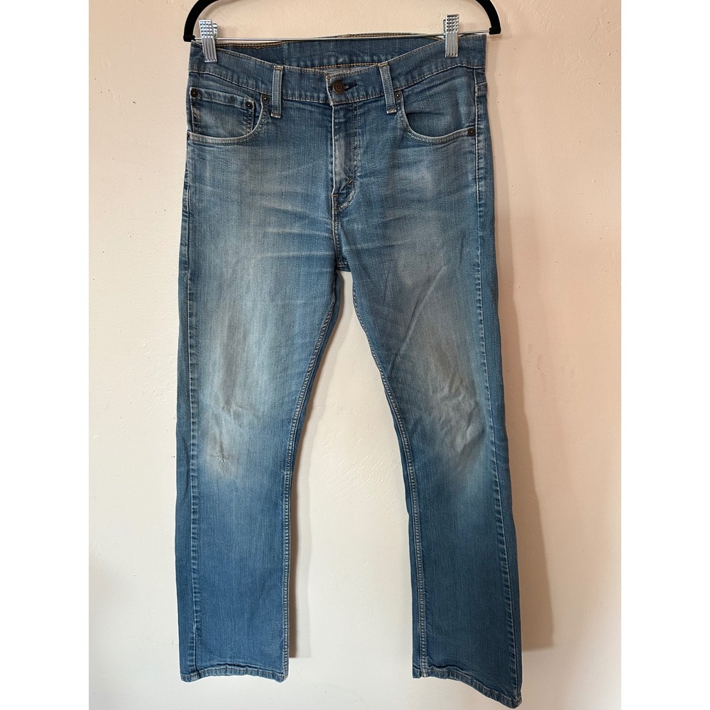 Levis 527 Slim Bootcut Jeans Mens 32x32 Medium Wash Blue Denim Pants